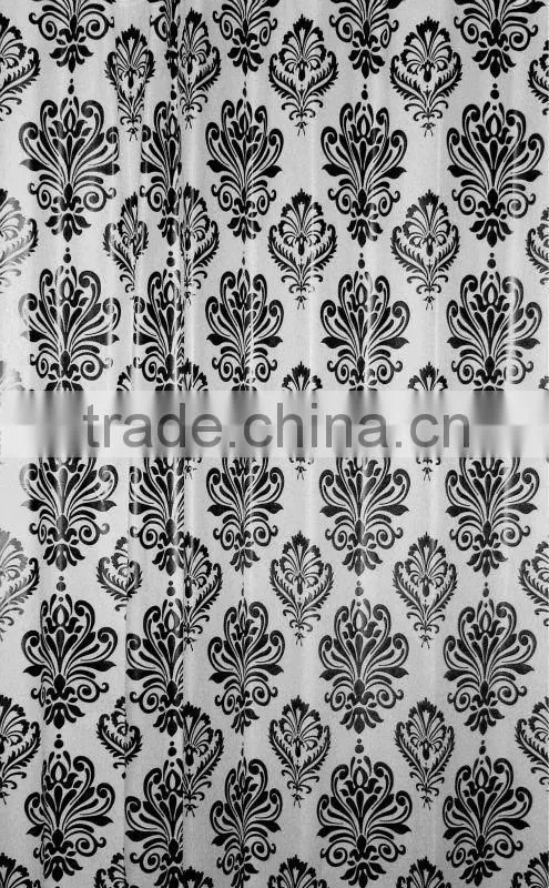 flower printed EVA shower curtain, good quality,180*180cm, soft feeling