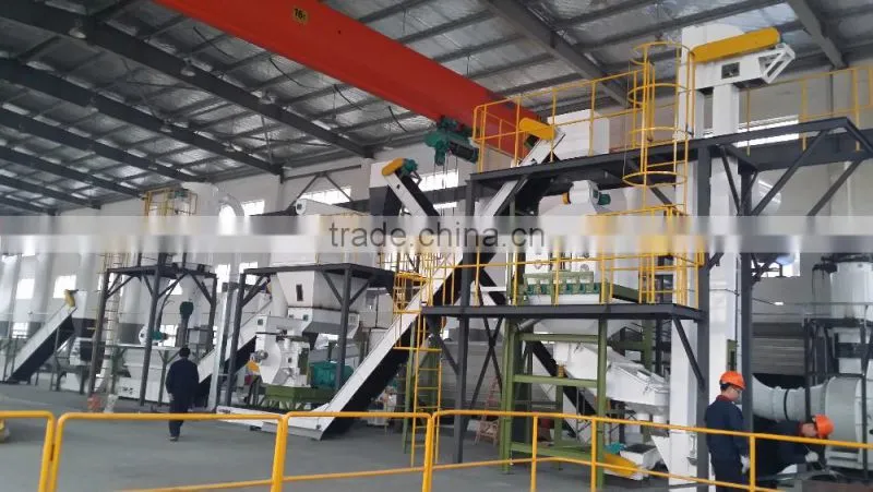 YONGLI biomass wood pellet plant making machine
