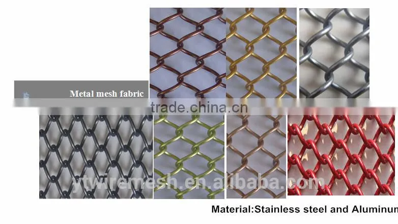 China manufacture flexible metal mesh fabric