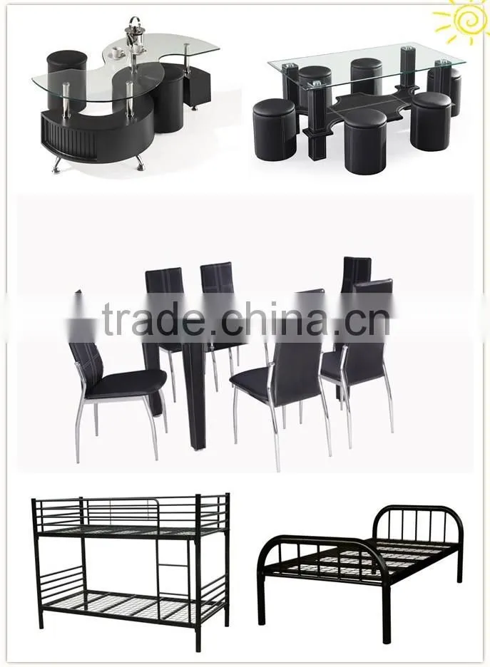 More fashion design black FRP foundation coffee table