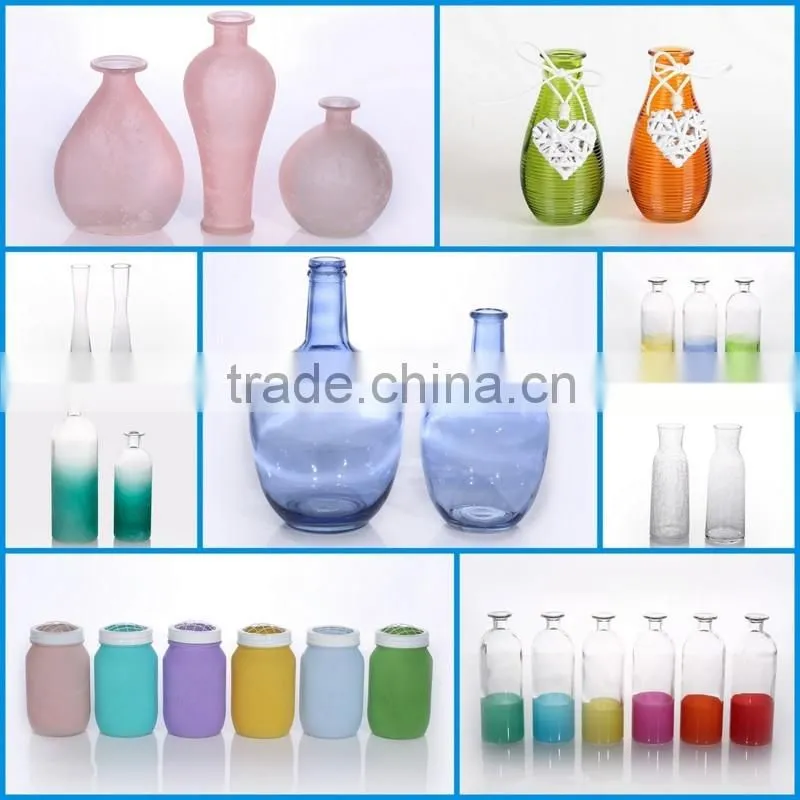 Factory Price Decoration Tall Clear Glass Vases Hot Sale Glass Cylinder Vase