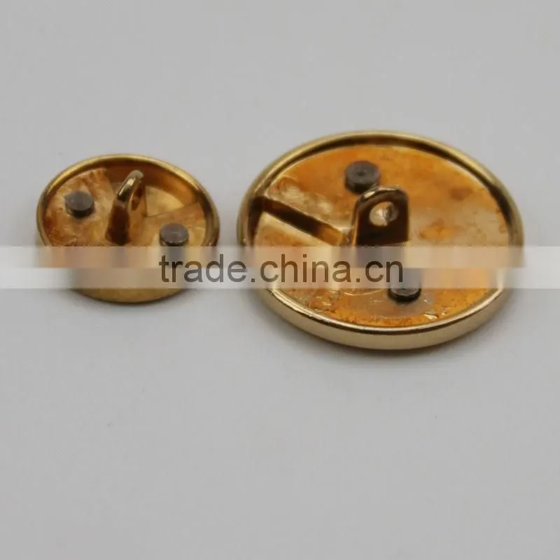 New fashion metal rhinestone button in bulk