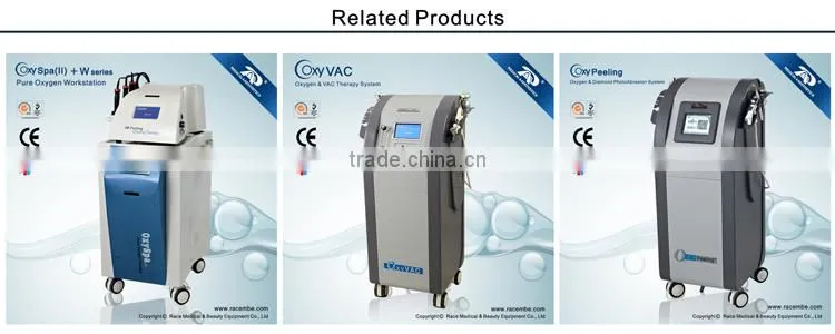 Oxygen and Bio-light beauty machine with facial whiting wrinkle and Skin rejuvenation
