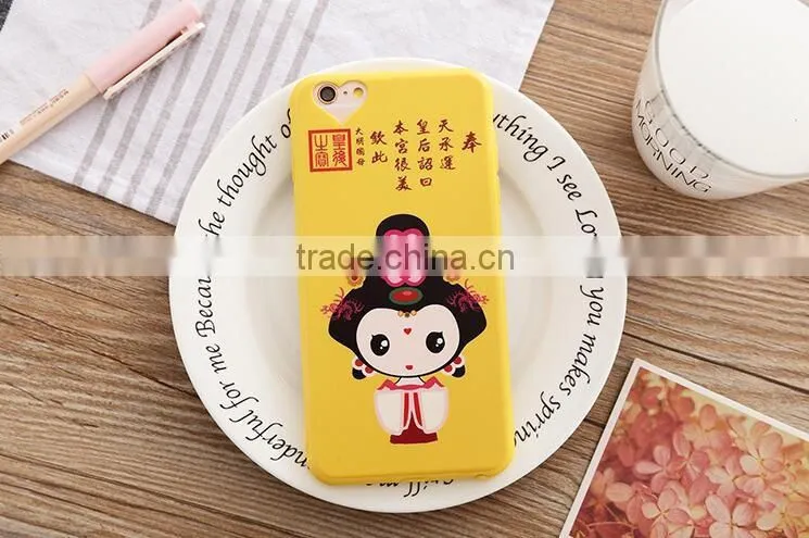 High quality silicone phone case/cute cartoon phone case for Iphone 6 6s