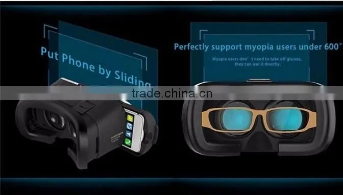 2016 2nd 3D Glasses VRBOX Upgraded Version Virtual Reality 3D Video Glasses