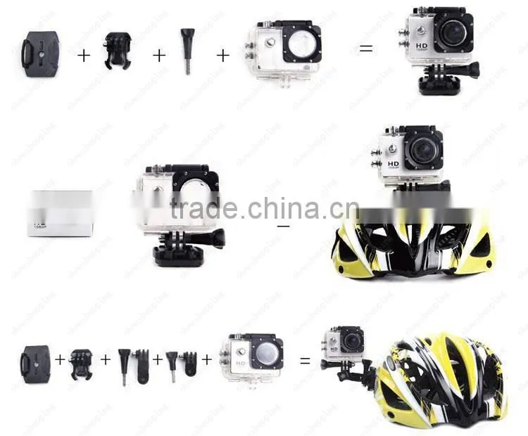 extreme sports wireless video sj4000 waterproof action camera with IR LED