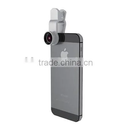 3 in 1 Phone Clip Lens Kit Universally Compatible with Other Smartphones: Fish-Eye + Wide Angle + Macro Lens Clip