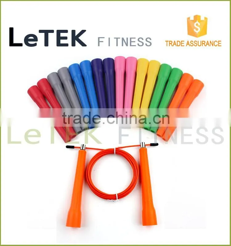 Skipping Rope - Best Fast Speed Cable with 4 High-Grade Metal Universal Ball Bearings for Cross Fitness