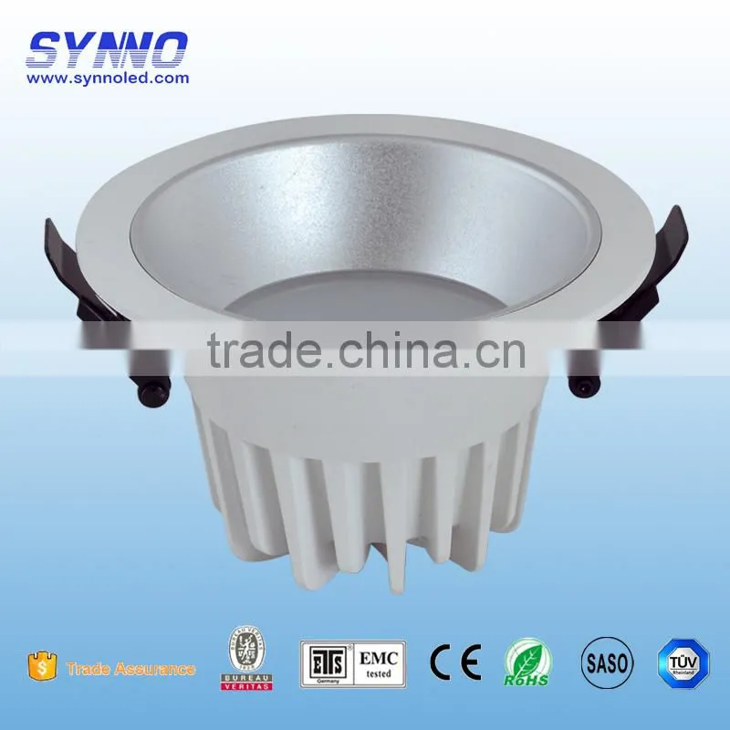 Hot sales high power round recessed aluminum COB chip LED downlight 7/12/18/25/30/40w