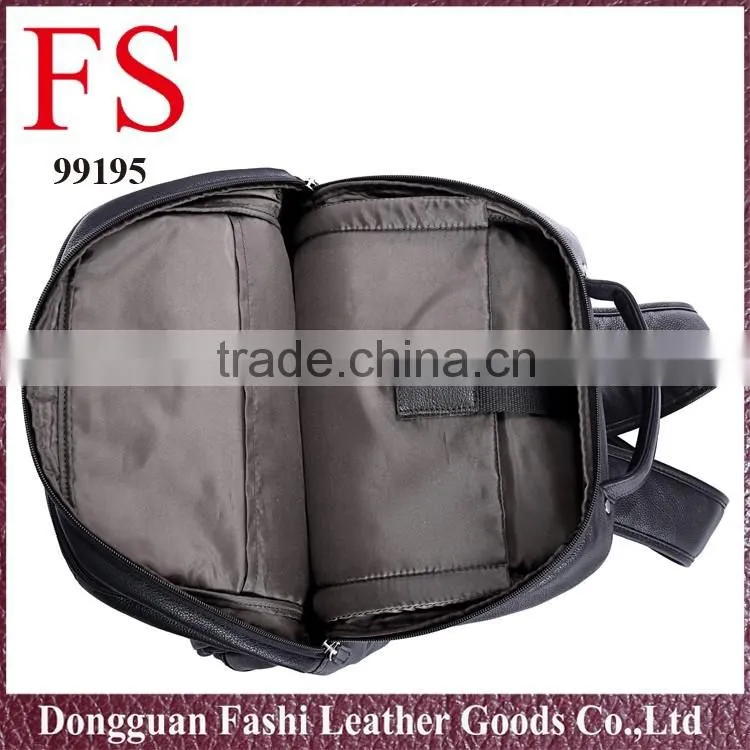 100% genuine leather outdoor hiking backpack