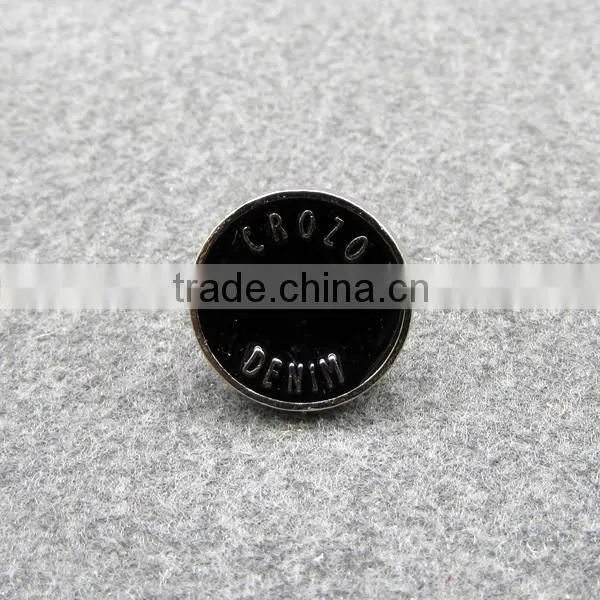 Painted alloy Jeans Button