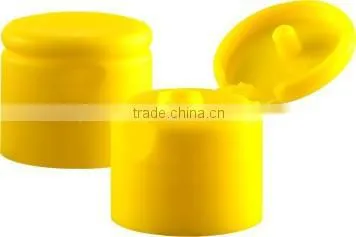 Plastic flip on cap