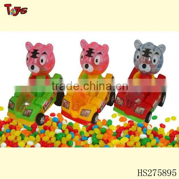 Wholesales pull line police car candy toy