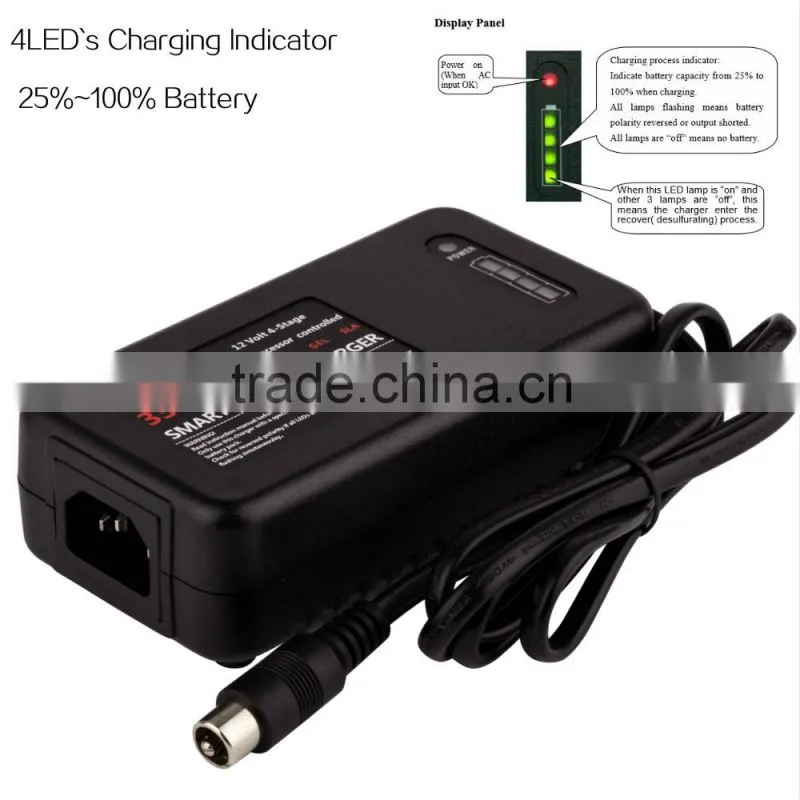 3A electrical vehicle battery charger 12V