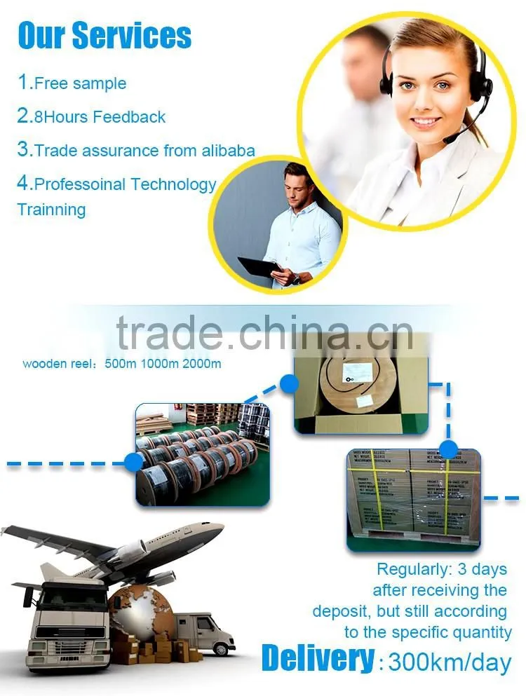 GYFTY 4,6,8,10,144cores Stranded Telecommunications Fiber Optic Cables