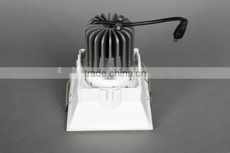 Square recessed cob led downlight 10w downlight led