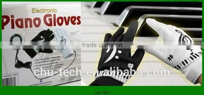 Electronic Piano Hand Gloves Exercise Keyboard Music Toys