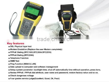 SENTER ST332B xDSL/ VDSL Tester ADSL2+ Tester PPPOE adsl2 tester