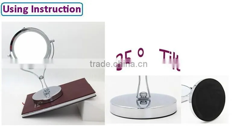 Hot selling free standing compact lighted mirror with low price