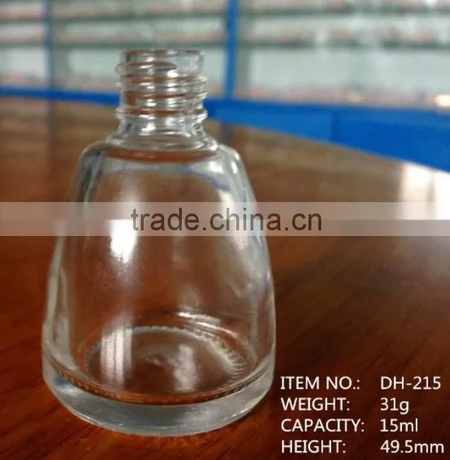 15ml glass roll on bottle/nail polish glass bottle for personal care