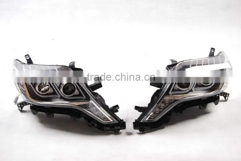 Head lights For Prado fj150 2010y updated into 2014y style, Head Lamps