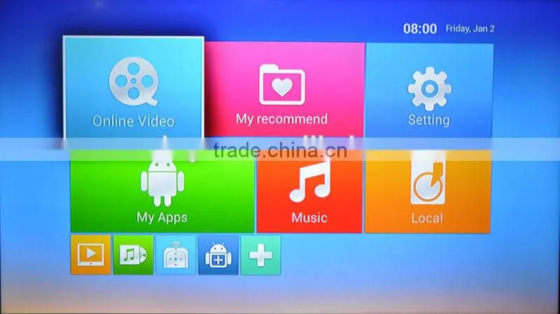 Newest Factory wholesale Android DVB-T2 Smart TV box Vigica C60T support wifi, 3G,3D, XBMC