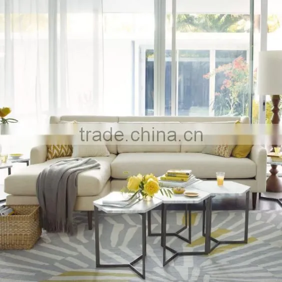 Factory hot sale living room decorative small round gold side table