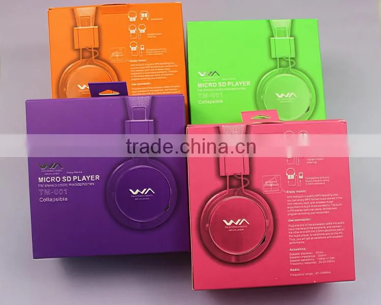 FM headphone, Fashion Candy Color Earphone,best selling products.