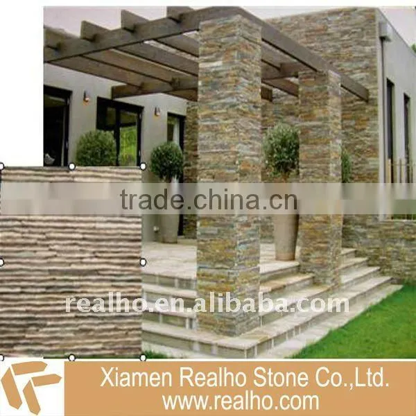 Exterior wall cladding tiles