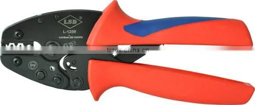 hot sale L-1256 non-insulated cable terminal crimping tool female crimping plier manual ferramientas
