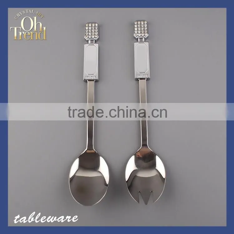 SH - Brilliant silver spoon & fork set, good quality sample free flatware wholesale Stainless Steel Cutlery Set