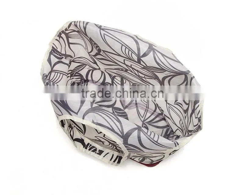 new fashion foldable tote bag printede nylon shopping bag