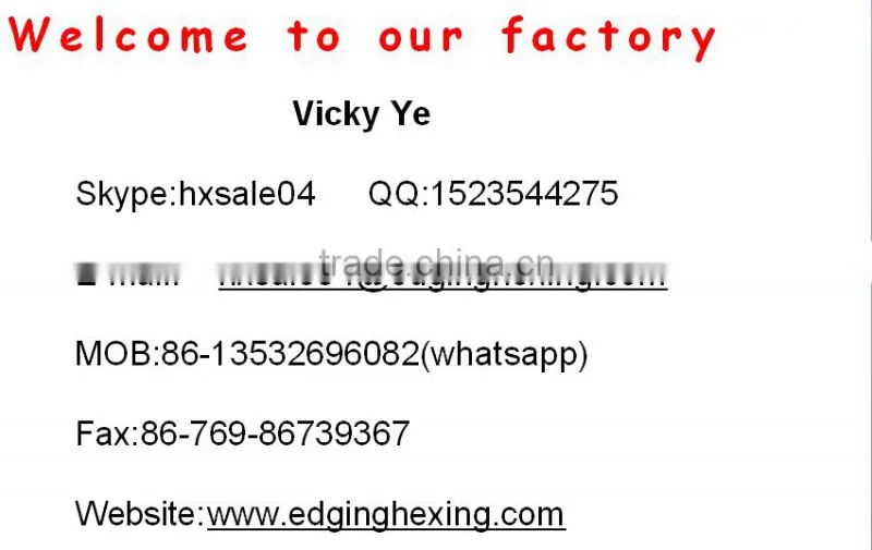 Plastic ABS Furniture parts Decorative materials edge bands
