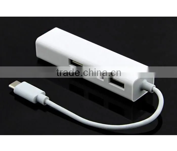 USB-C to 4-Port USB 3.0 Hub for USB Type-C Devices &New Apple Macbook 12"
