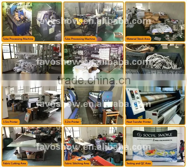 Aluminum And Tension Fabric Display Booth