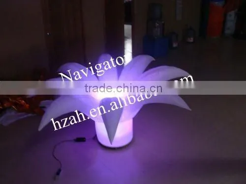 Big led inflatable flower for decoration
