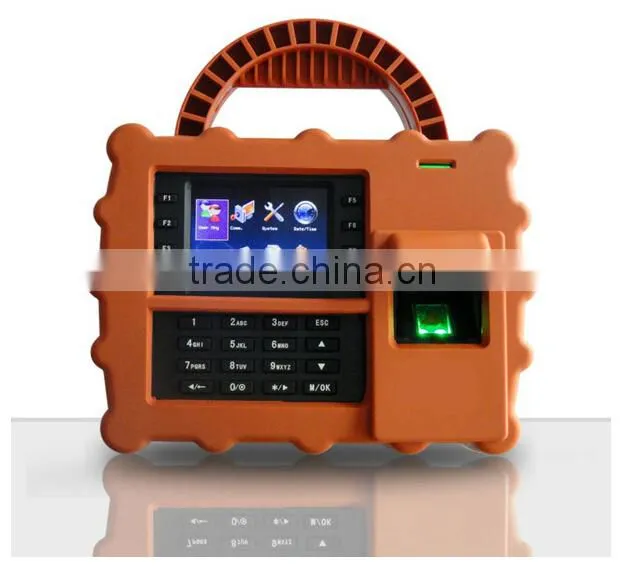 Shockproof Time Recorder/Portable Biometric Fingerprint Time Attendance Device with WIFI/GPRS