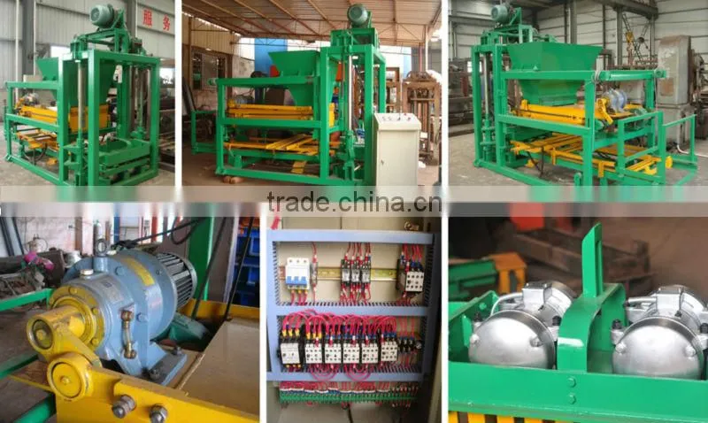 latest products QTJ4-40 semi-automatic egg laying block making machine prices