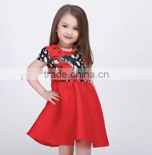 wholesale summer girl kids beautiful model dresses sweet Princess kids fashion dresses pictures