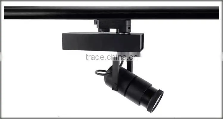 Focusable 10-70 Degree beam angle art gallery led track lighting spotlights for art photography gallery