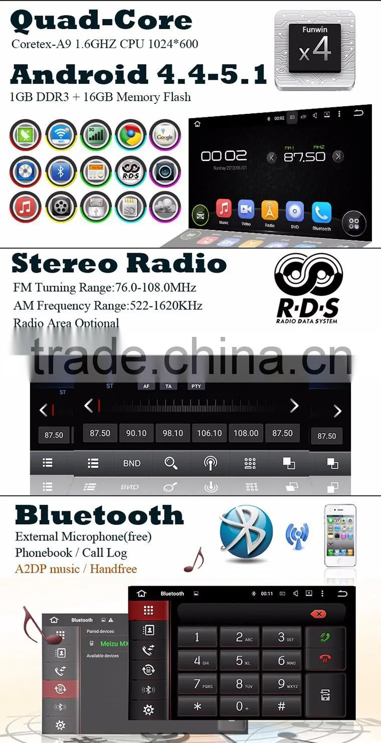 Funwin Hot Sale 2016 Car Dvd Gps Radio Player For Toyota Hilux 2012 With Car Audio System