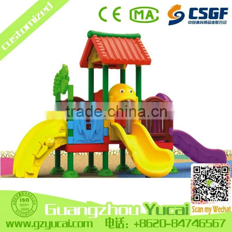 cheap price used playground outdoor kids slides equipment for sale