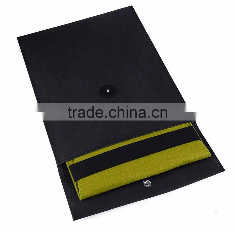 2016 new arrival !!! Fashional PU mini/ultra-thin envelope file cover sleeve for Macbook air retin