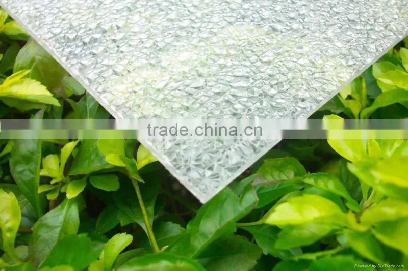 Polycarbonate embossed sheet,pc embossed solid sheet