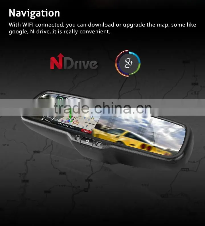 2015 high quality multifunction rearview mirror