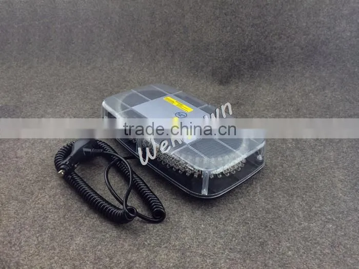 DC12V-24V led lightbar 240 LED 18W Beacon light with Magnets Emergency Strobe Light bar 4 colors LED warning Light