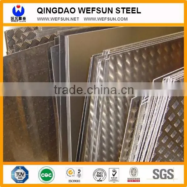 Wide application roofing galvanized chequered steel sheet