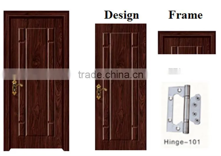 china supplie modern house plan wooden armor door