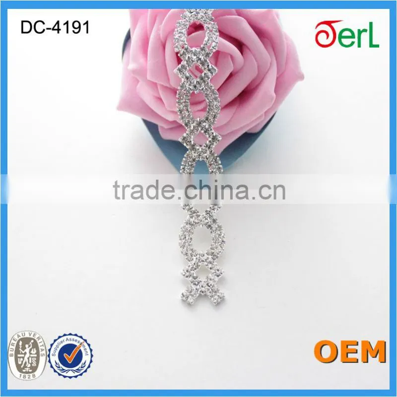 Hot Sale Cheap Jewelry Accessory Rhinestone Crystal Chain For Garment