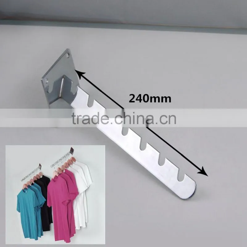 Clothes display wall shelf